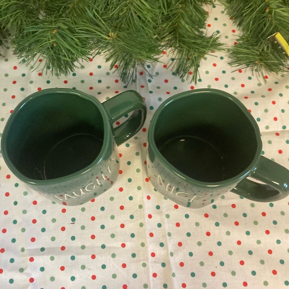 Rae Dunn Holiday Naughty and Nice Mugs - Picture 2 of 6